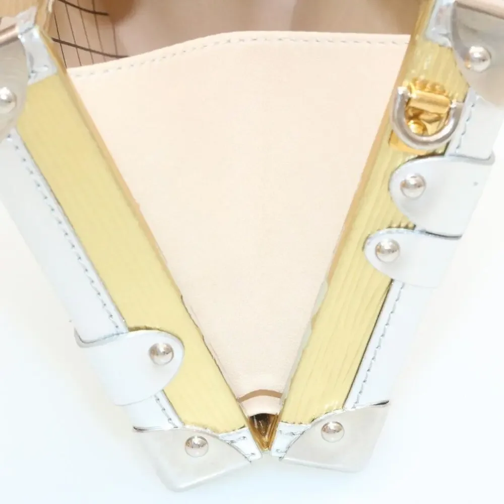 LOUIS VUITTON Epi Petite Mar Shoulder Bag Silver Gold M54652